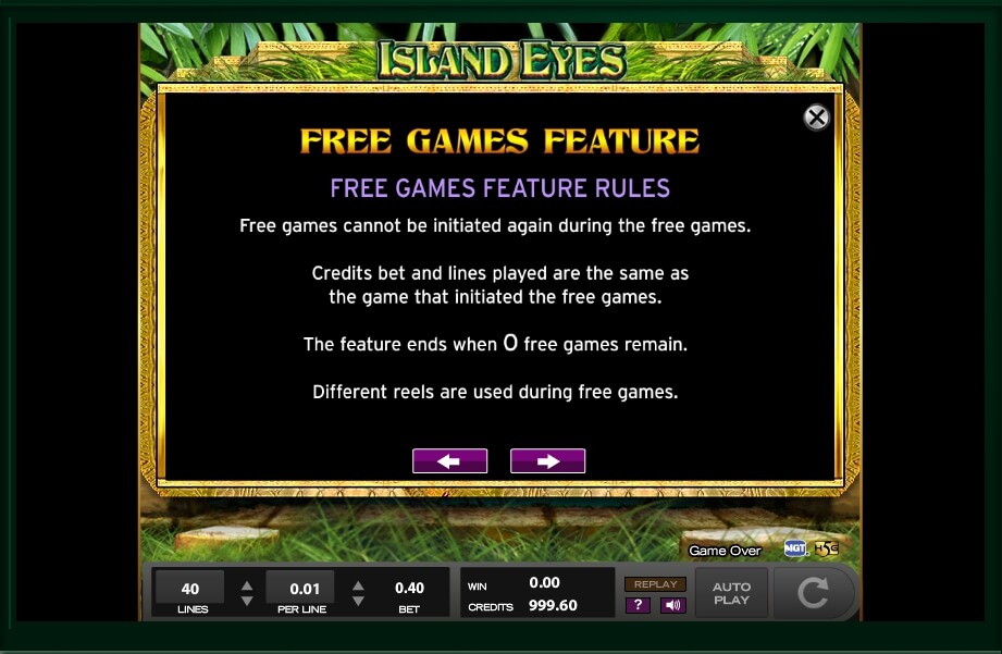 island eyes slot machine detail image 3