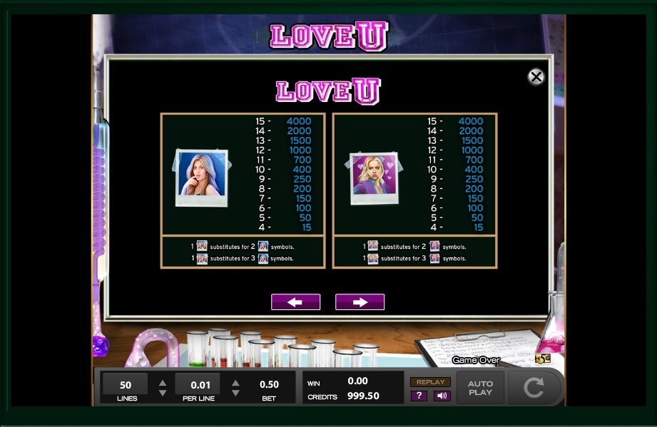 love u slot machine detail image 16
