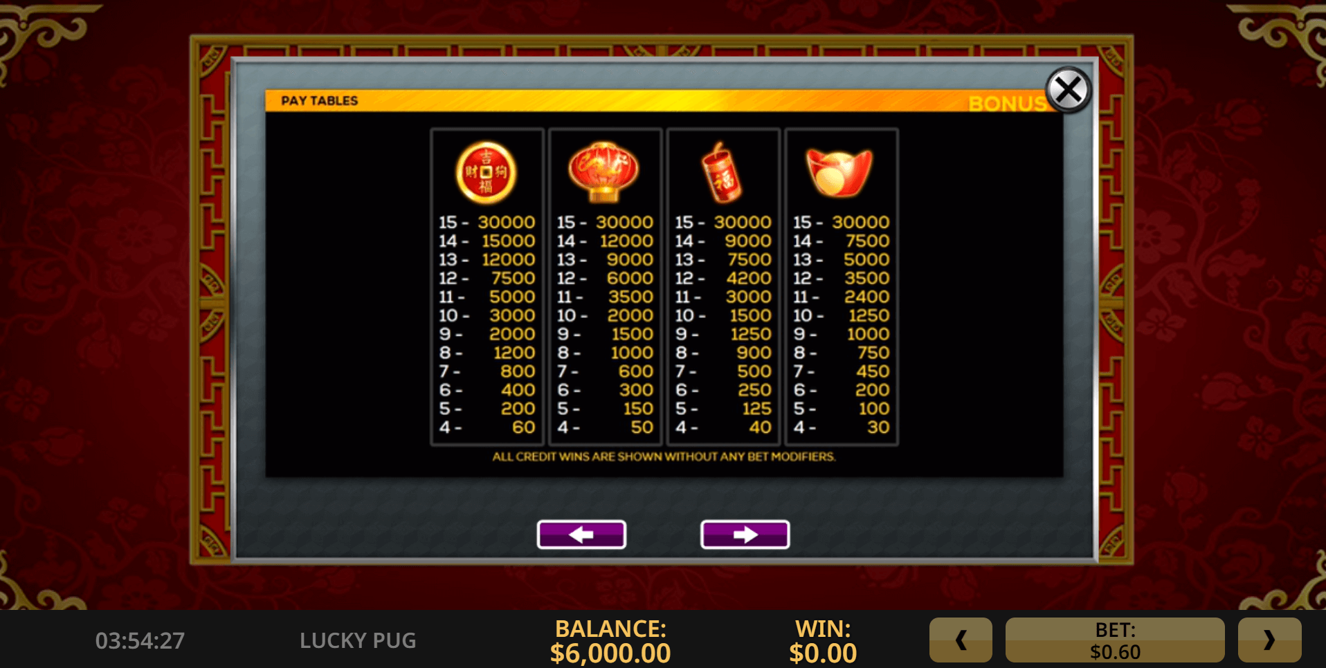 lucky pug slot machine detail image 2