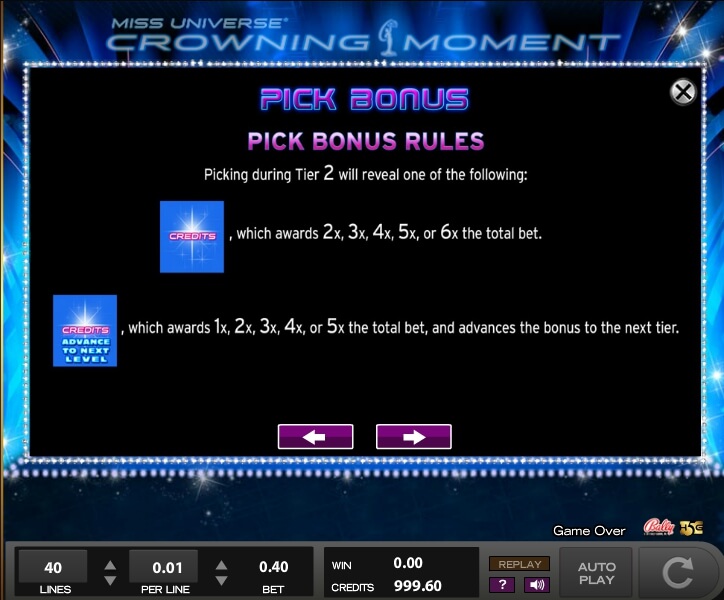 miss universe crowning moment slot machine detail image 6