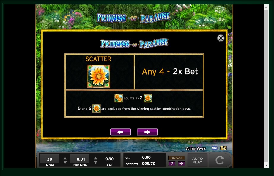 princess of paradise slot machine detail image 0
