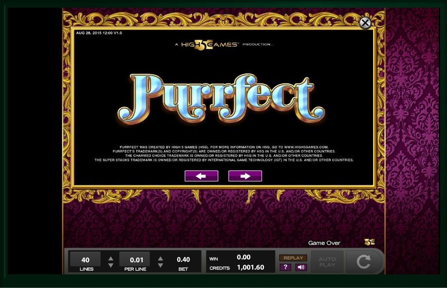 purrfect slot machine detail image 8