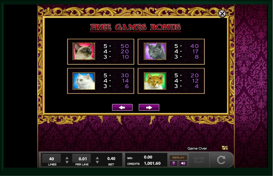 purrfect slot machine detail image 7
