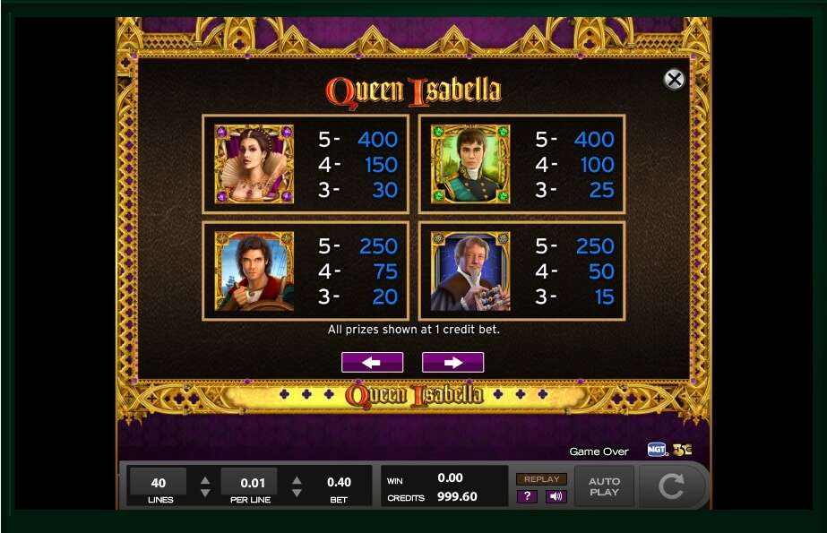 queen isabella slot machine detail image 16