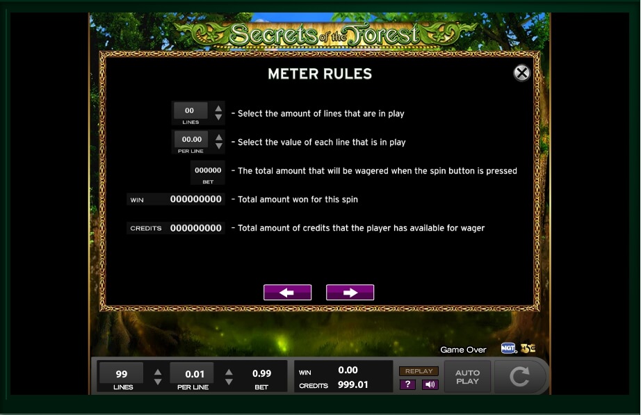secrets of the forest slot machine detail image 9