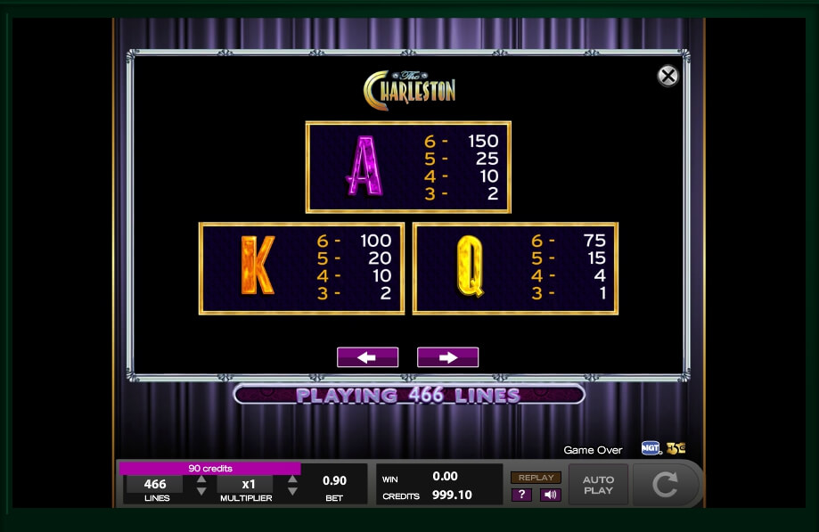 the charleston slot machine detail image 23