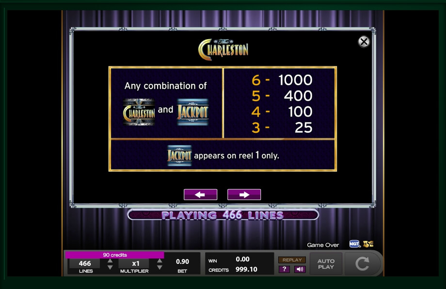 the charleston slot machine detail image 1