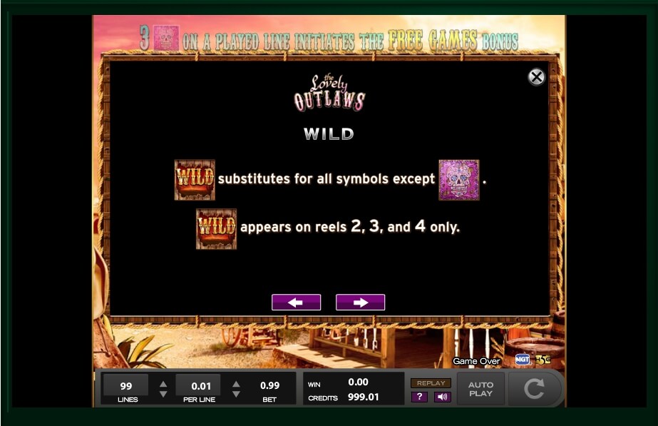 the lovely outlaws slot machine detail image 0