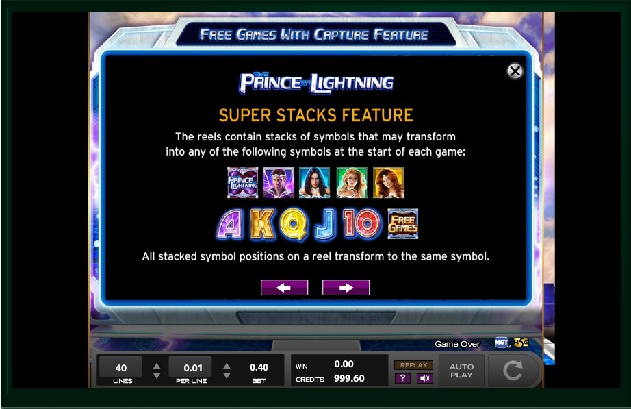 the prince of lightning slot machine detail image 13