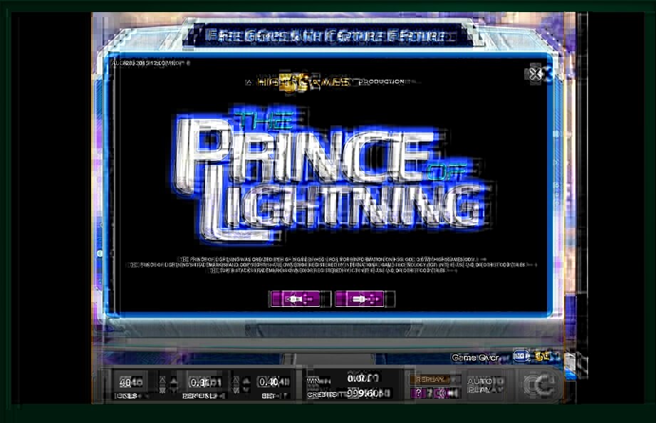 the prince of lightning slot machine detail image 8