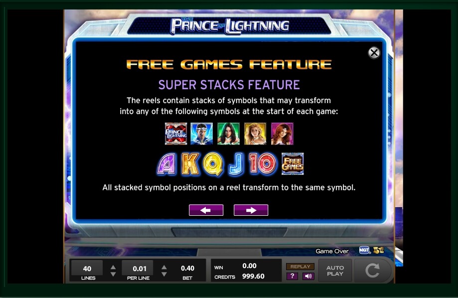 the prince of lightning slot machine detail image 1
