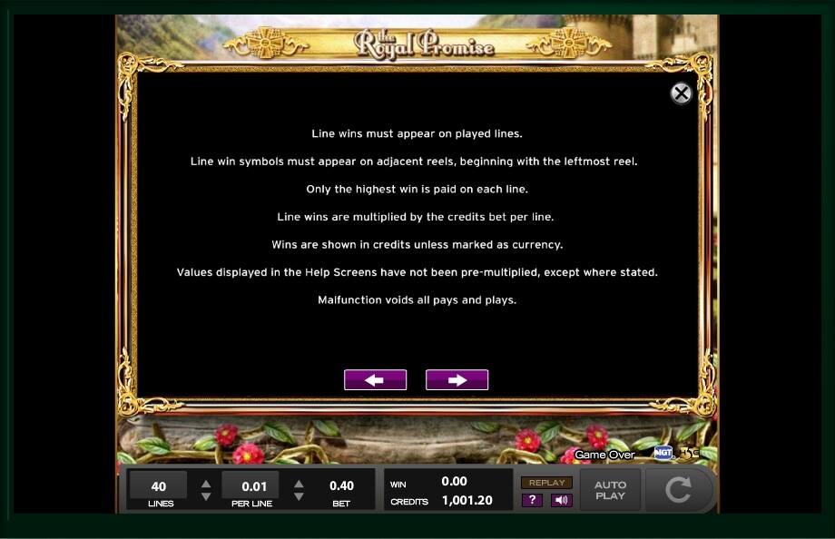 the royal promise slot machine detail image 11