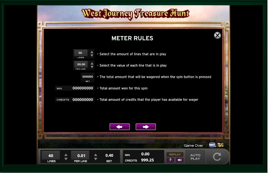 west journey treasure hunt slot machine detail image 9