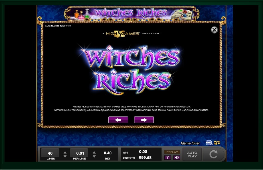 witches riches slot machine detail image 8