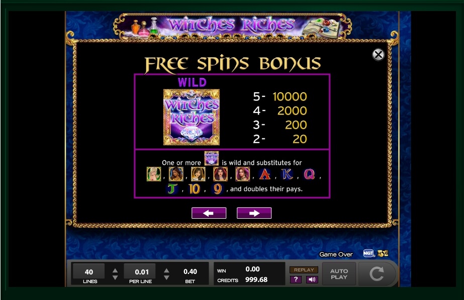witches riches slot machine detail image 7