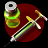 syringe with green substance - hitman