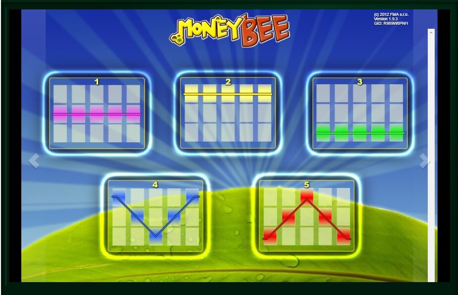 money bee slot machine detail image 2