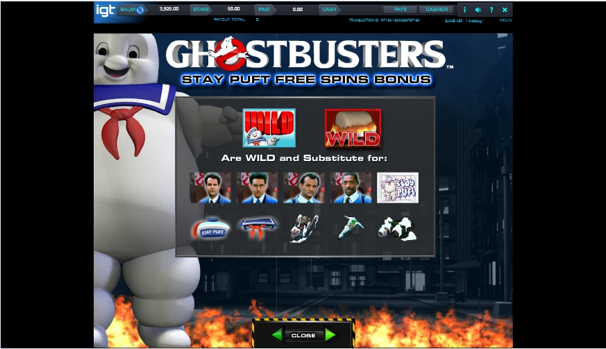 ghostbusters slot machine detail image 3
