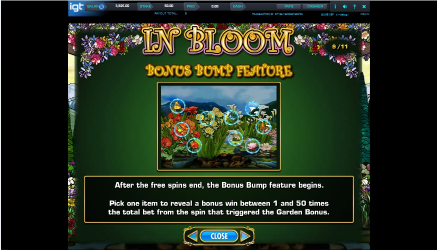 in bloom slot machine detail image 0