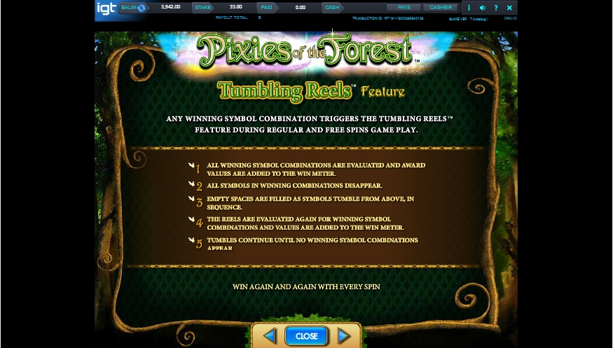 pixies of the forest slot machine detail image 2