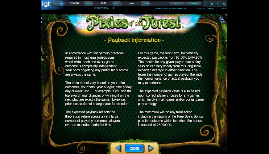 pixies of the forest slot machine detail image 0