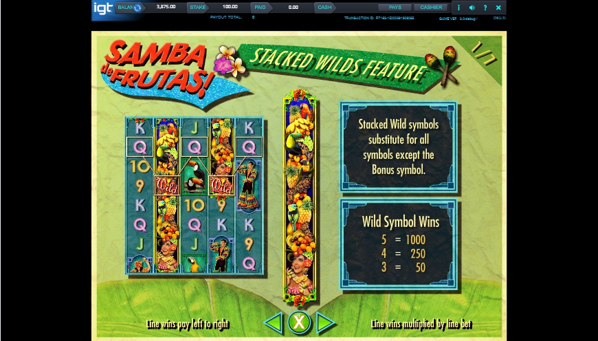 samba de frutas slot machine detail image 6