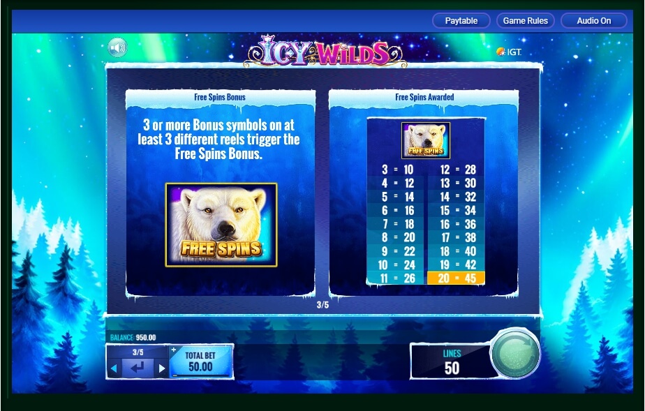 icy wilds slot machine detail image 2