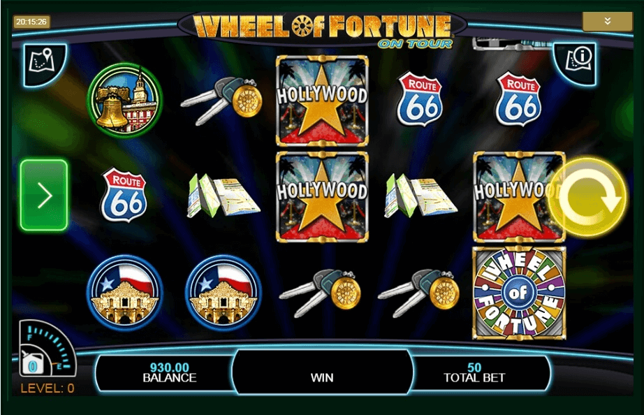 Wheel of Fortune on tour slot play free