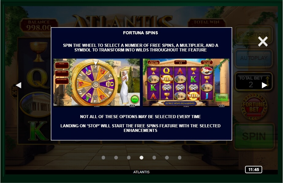 atlantis: city of destiny slot machine detail image 3