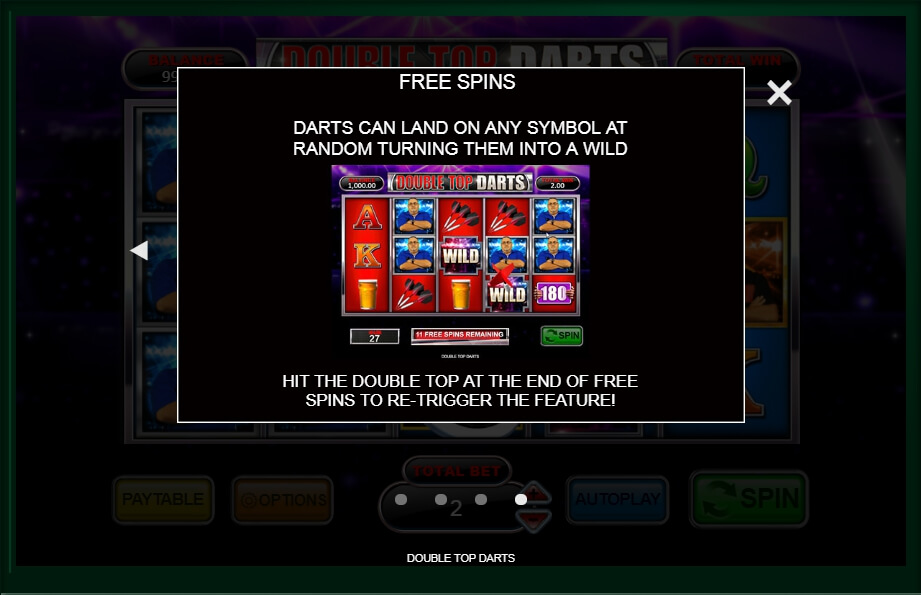 double top darts slot machine detail image 0