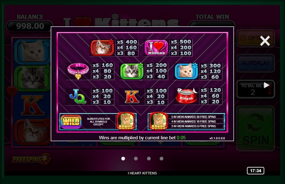 i love kittens slot machine detail image 3
