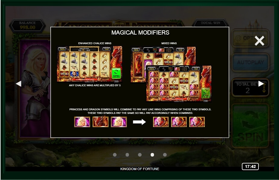 kingdom of fortune slot machine detail image 1
