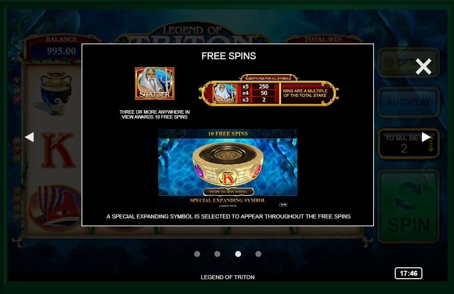 legend of triton slot machine detail image 1