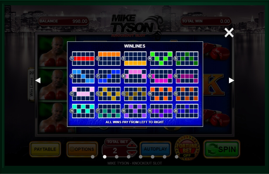 mike tyson knockout slot machine detail image 6