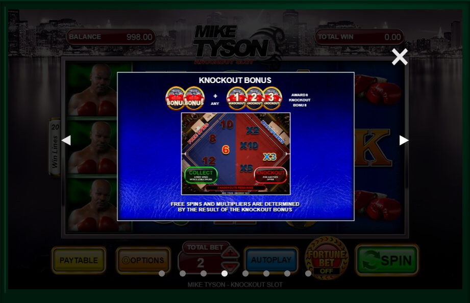 mike tyson knockout slot machine detail image 4
