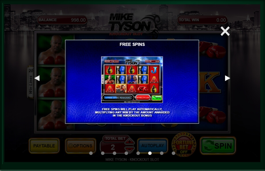 mike tyson knockout slot machine detail image 2