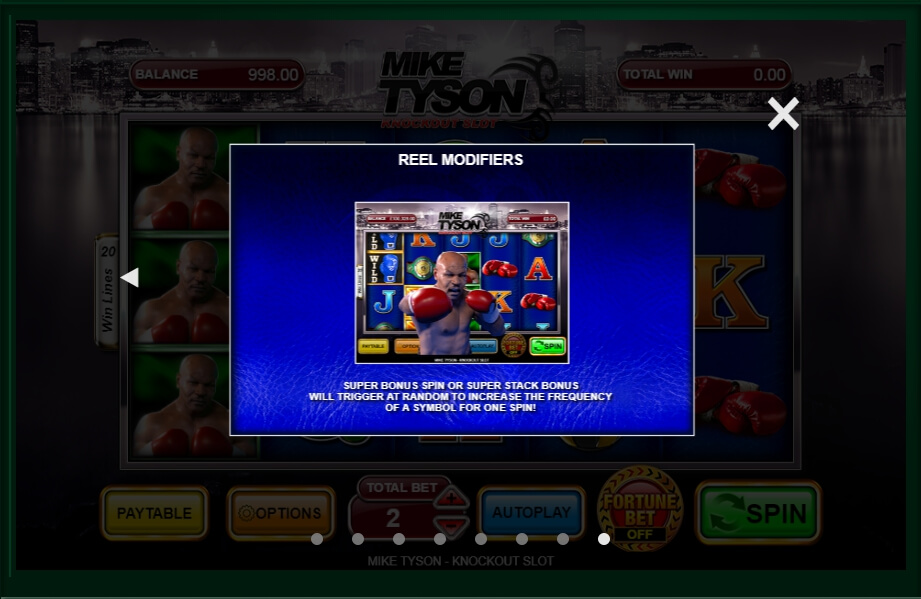 mike tyson knockout slot machine detail image 0