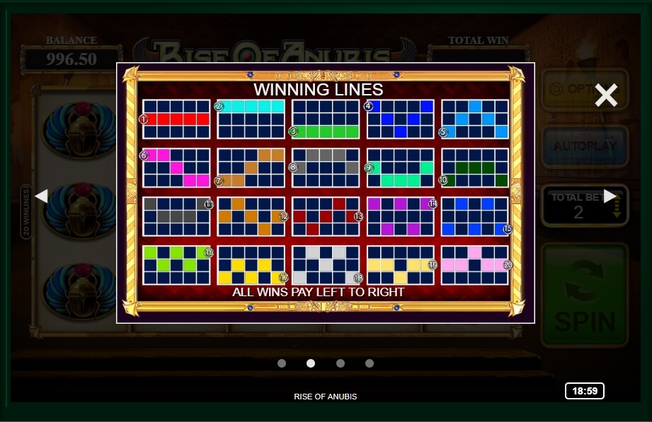 rise of anubis slot machine detail image 2