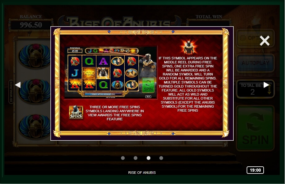 rise of anubis slot machine detail image 1