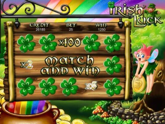 Irish Luck slot Match and Win