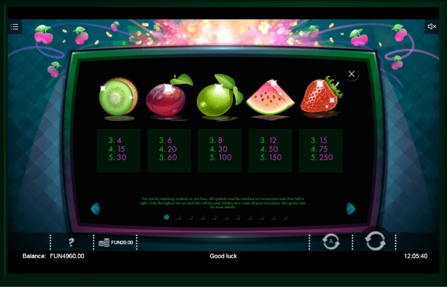 cherry blast slot machine detail image 10