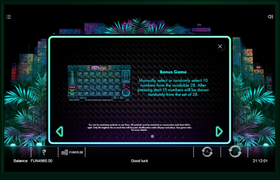 neon jungle slot machine detail image 0