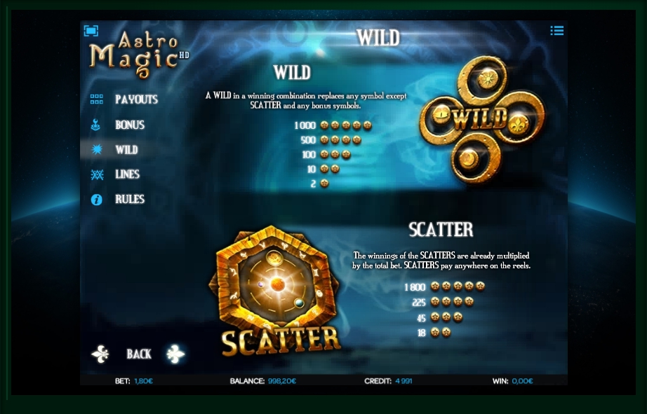 astro magic slot machine detail image 2