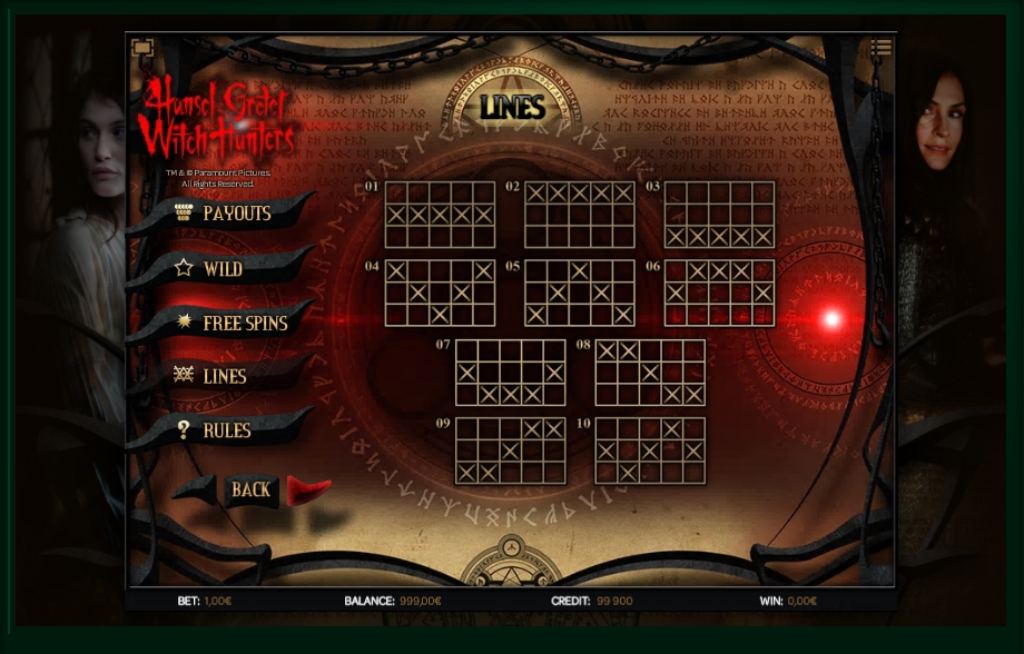 hansel & gretel witch hunters slot machine detail image 1