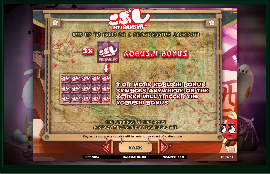 kobushi slot machine detail image 4
