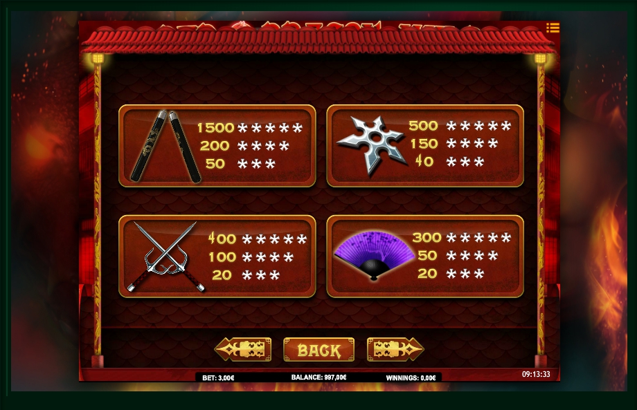 red dragon wild slot machine detail image 4