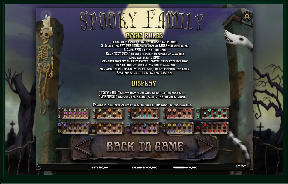 spooky family slot machine detail image 0