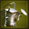 rusty watering can - jack and the beanstalk