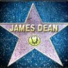 star on the walk of fame: a scatter symbol - james dean