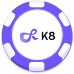 K8 Casino Bonus Chip logo